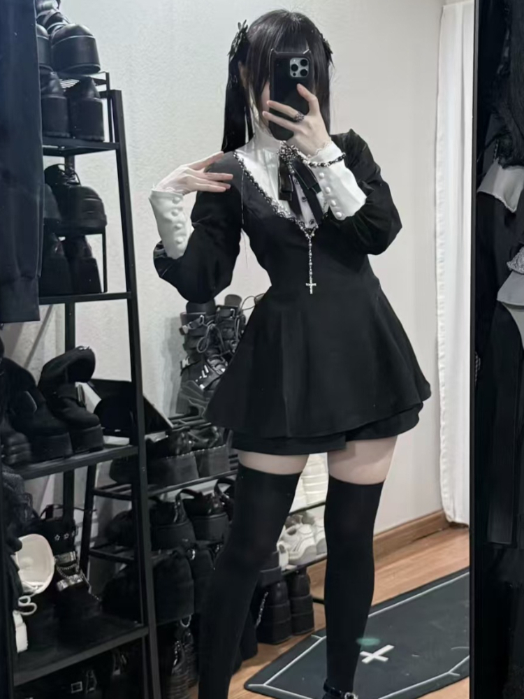 Vintage Fashion Ai - 2026年 日本ゴシックヴィンテージ スリムドレススーツ レディース + ダークY2K