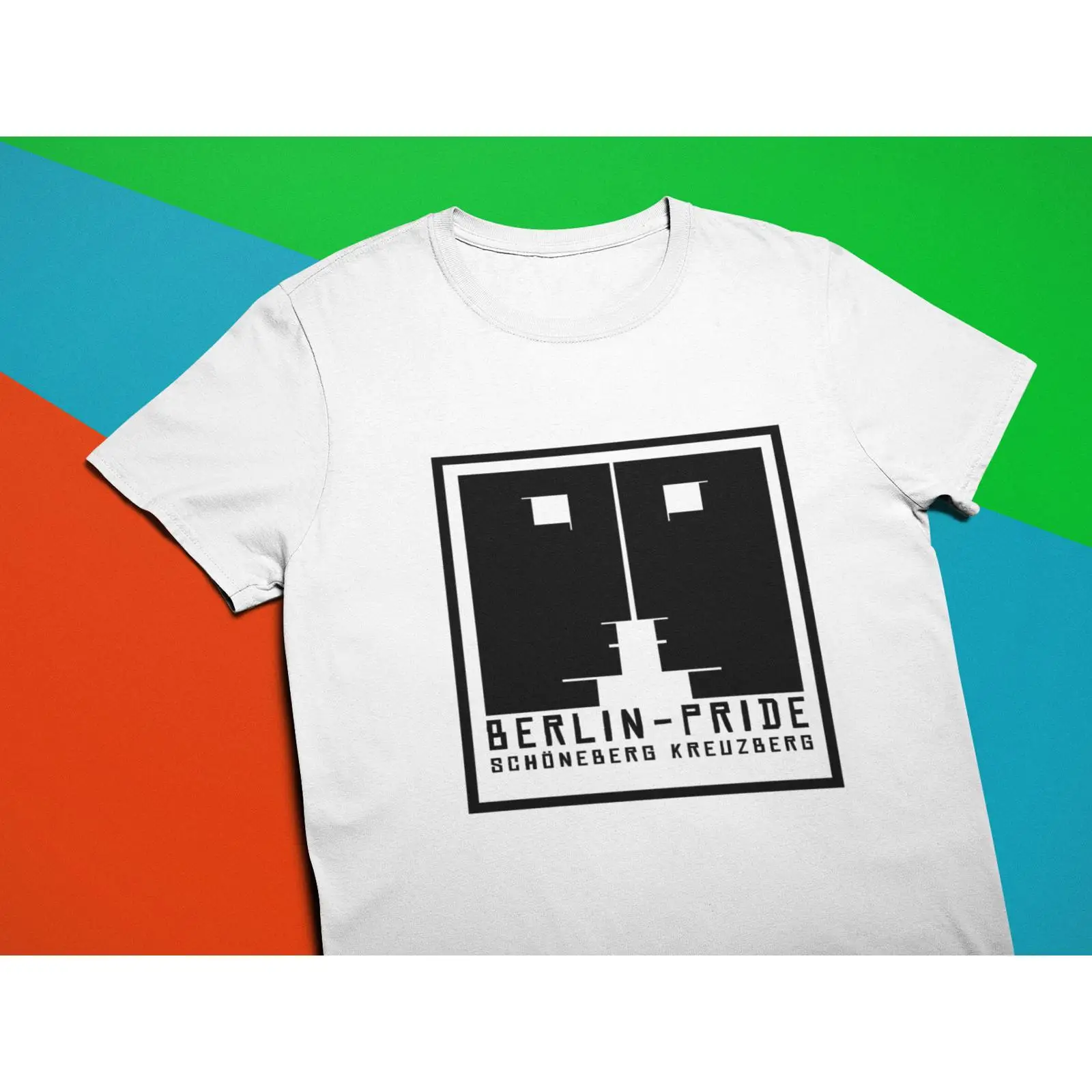 Vintage Fashion Berlin - ベルリンプライド Tシャツ テクノゲイパワー LGBTQ 権利 ヴィンテージ