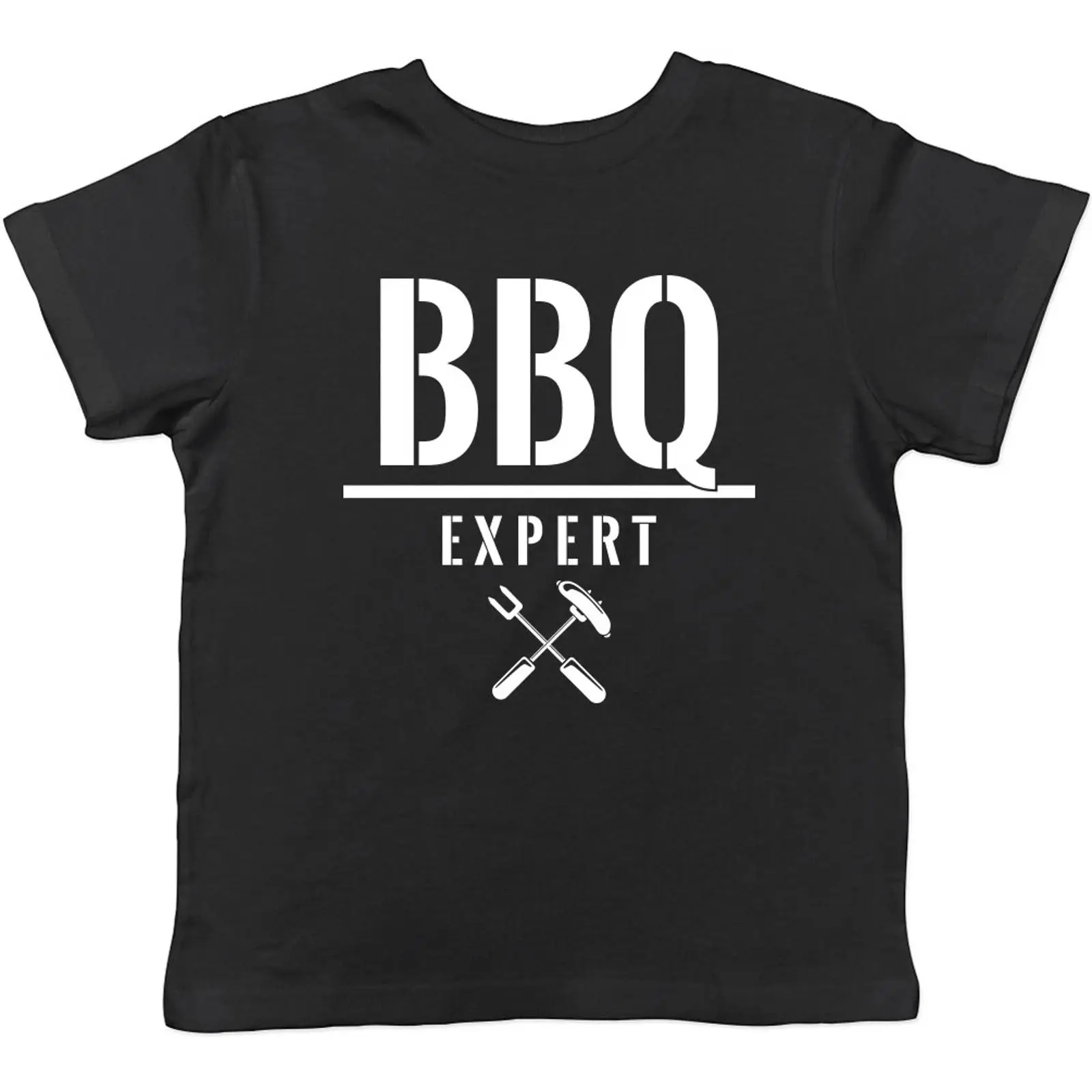 Vintage Fashion Expert - BBQエキスパート 男の子 女の子 子供 キッズ Tシャツ