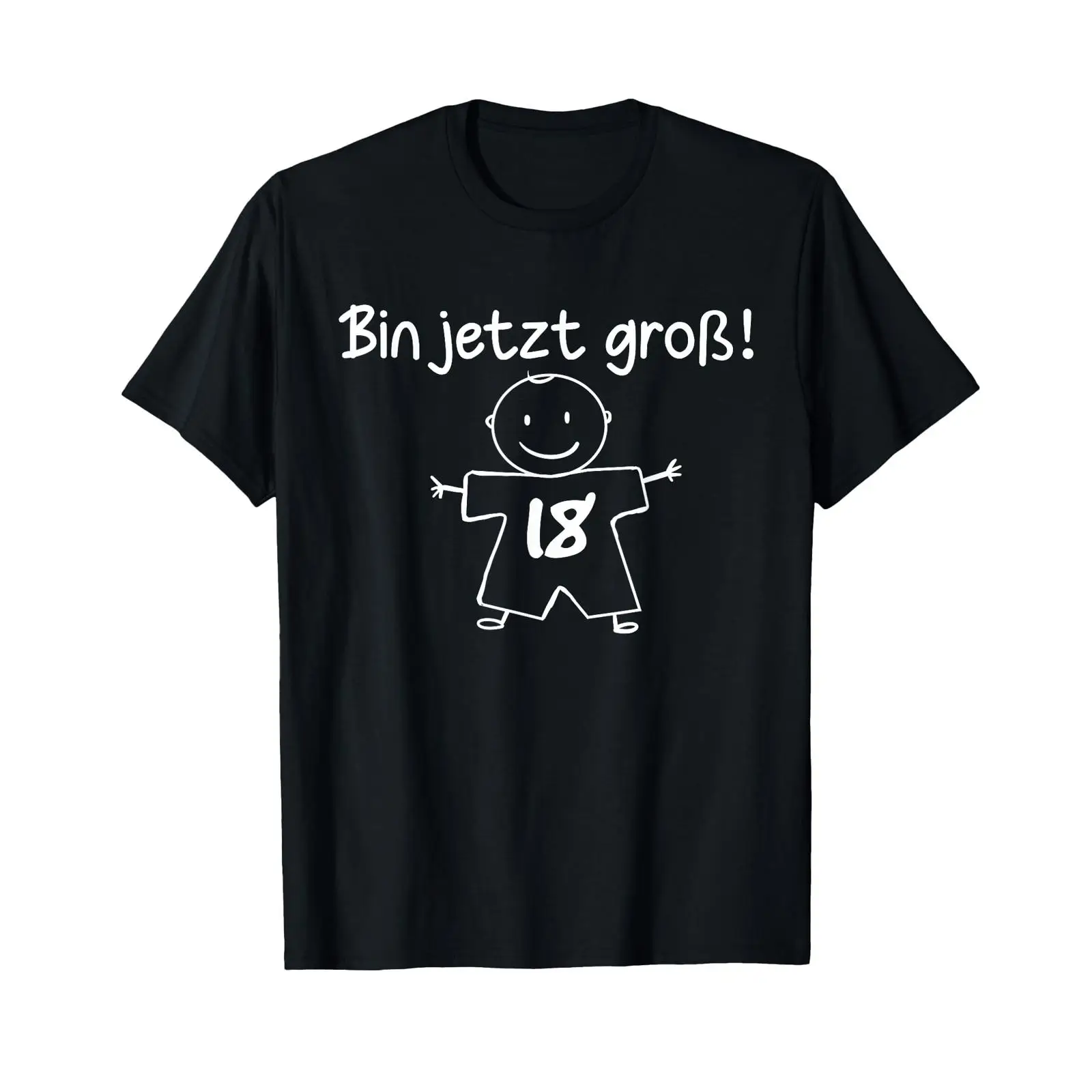 Vintage Fashion Now - ファニーユーモアビン ノウ ラージ 18歳の誕生日Tシャツ ヴィンテージウォッシュ加工 快適で多用途