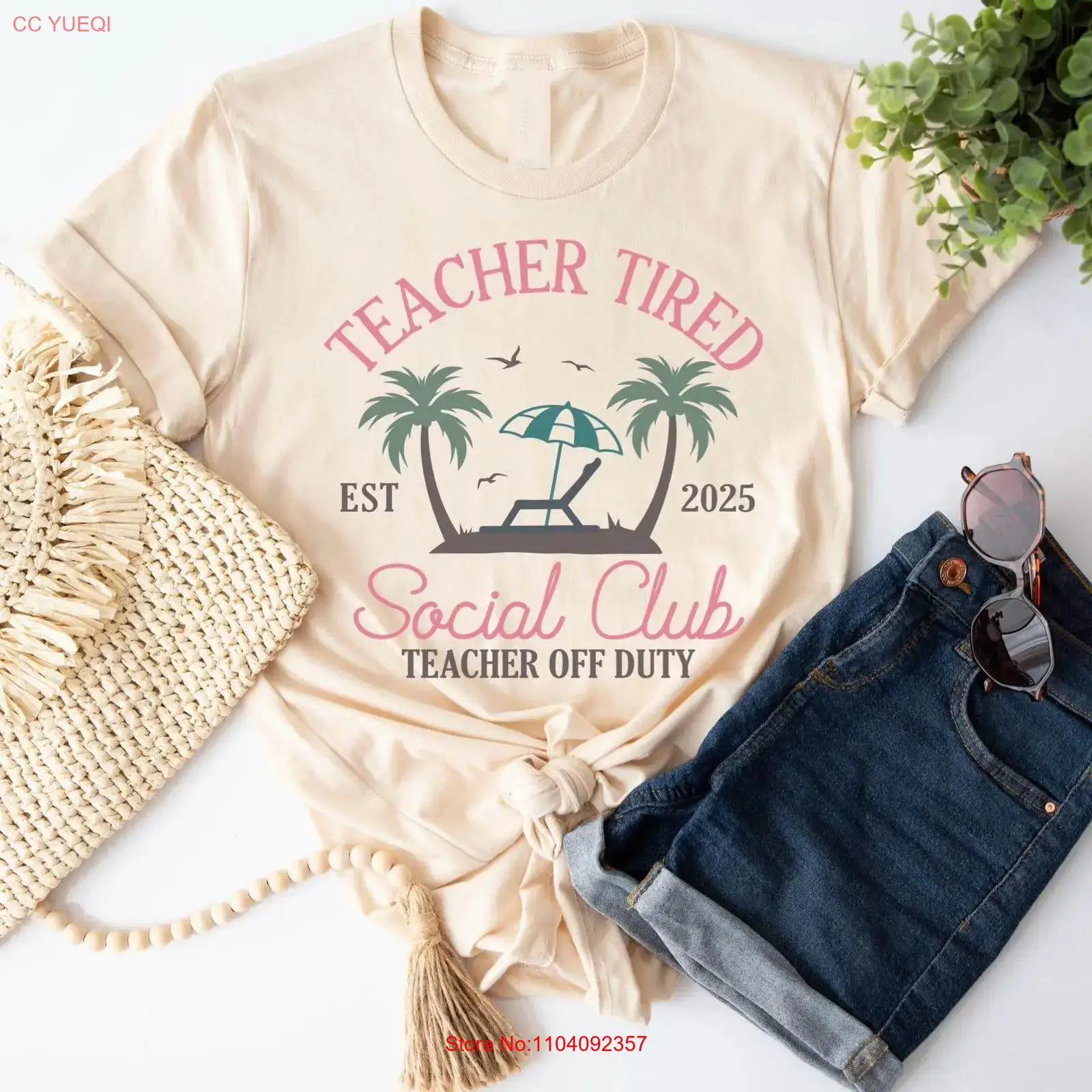 Vintage Fashion Club - ソーシャルクラブ教師用Tシャツ 年末疲労対策 夏休み 現場外着用 ヴィンテージ風 ウォッシュ加工