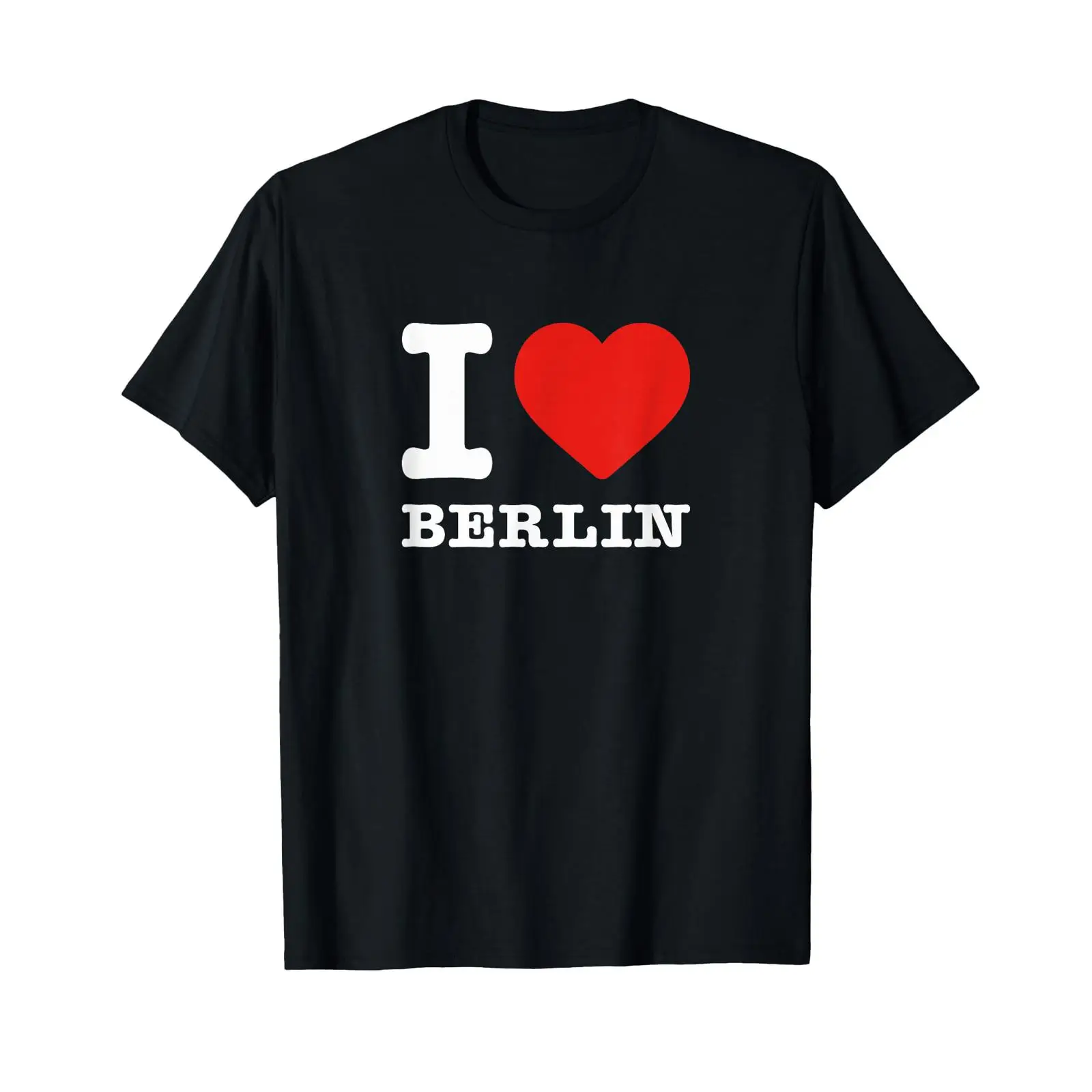 Vintage Fashion Berlin - 「I Love Berlin」モチーフのTシャツ ブラック ヴィンテージ ウォッシュド