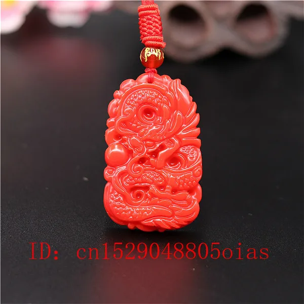 Vintage Fashion Necklace - 男性と女性のための天然の赤い翡翠石のペンダント,中国の翡翠石のジュエリー,刻まれたお守り,ファッショナブルなギフト