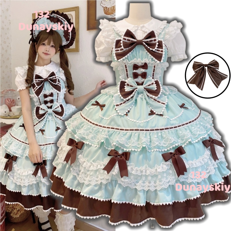 Vintage Slip Dress - クラシックヴィンテージロリータ JSK サスペンダードレス エレガントなビクトリア朝の宮殿プリンセス カワイイリボン スイートガーリー