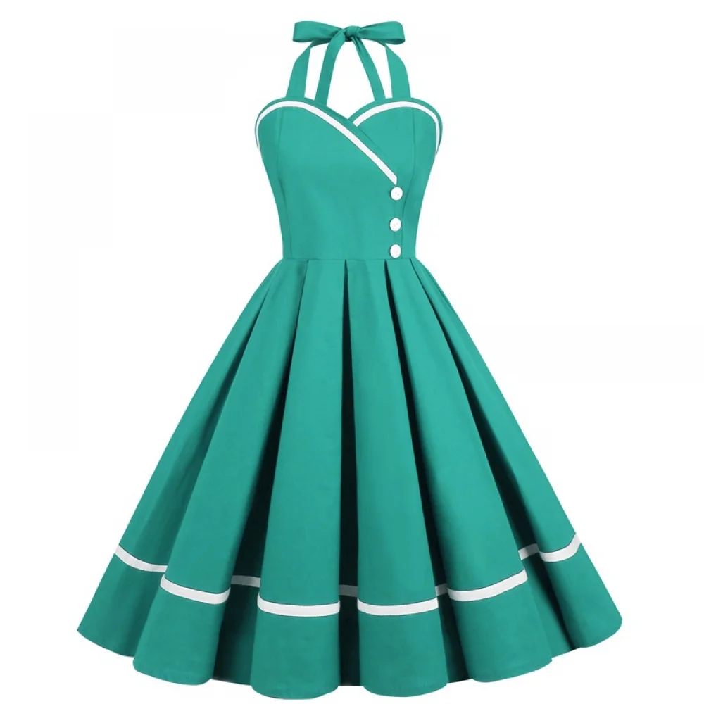 ハロウィン 50 年代 60 年代 80 年代レトロドレス女 - Vintage Fashion Dresses のレビューと価格