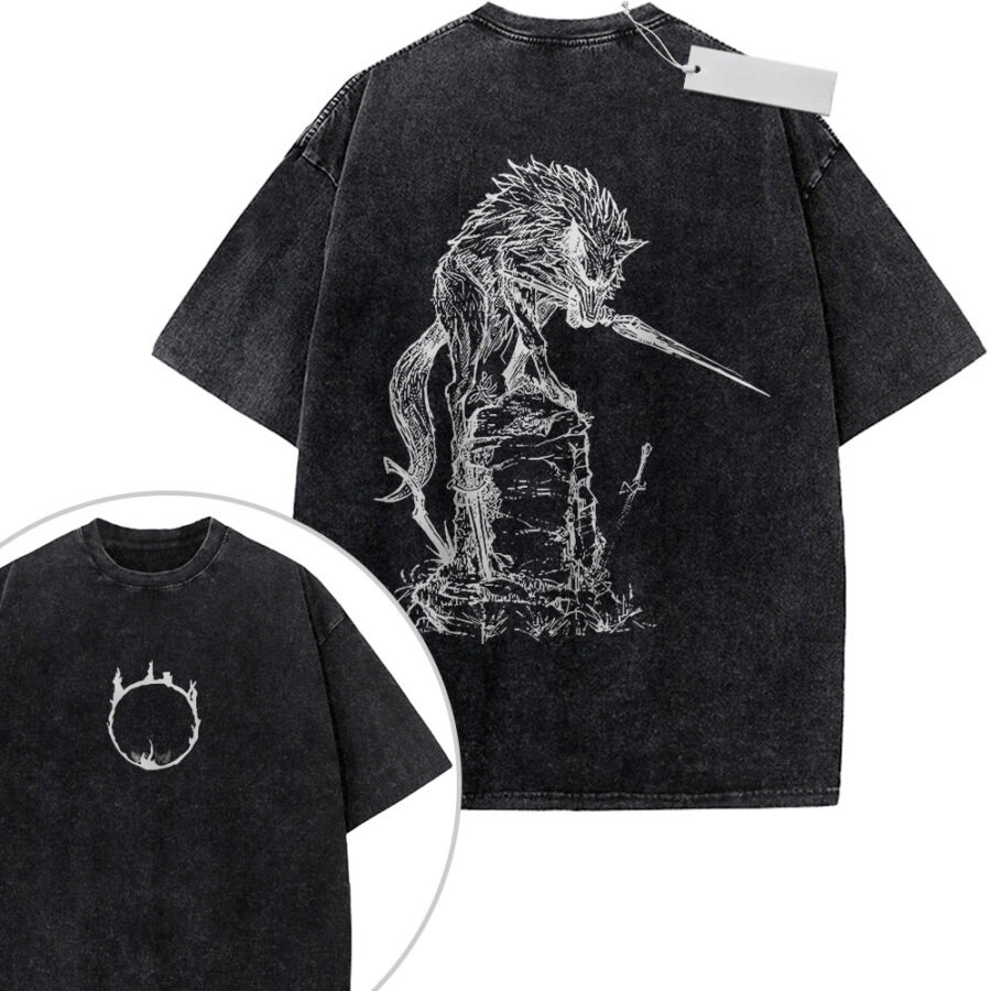 ユニセックス ウォッシュド ブラック ヴィンテージ Tシャツ - Fashion Y Vintage のレビューと価格