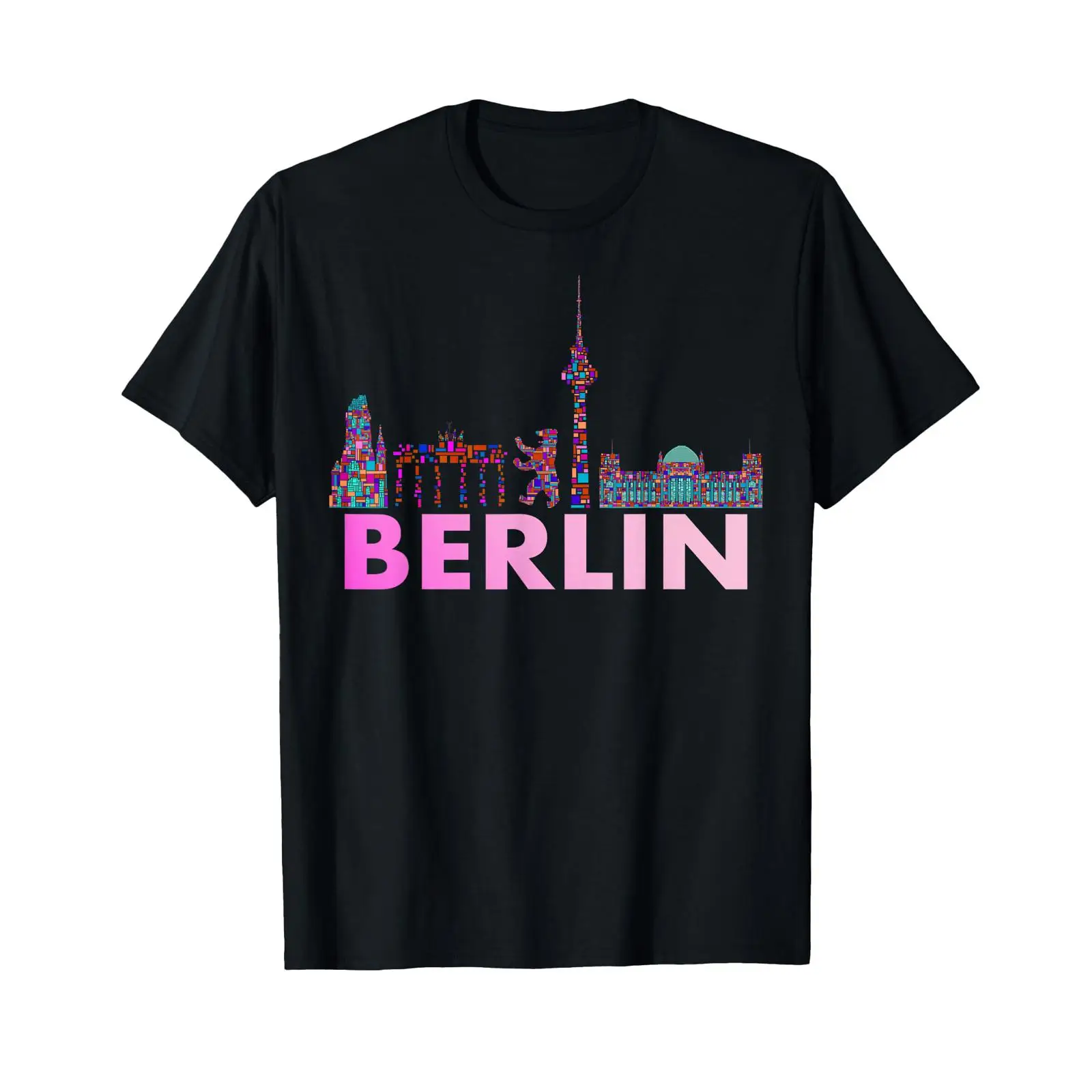 ベルリンデザインのクマ柄Tシャツ。ヴィンテージ風のウォッシュ - Vintage Fashion Berlin のレビューと価格