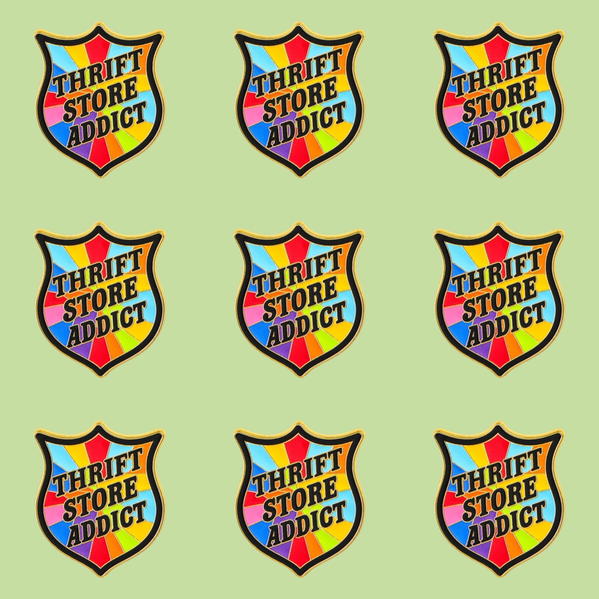 9個セット THRIFT STORE ADDICT エナメル - Thrift Vintage Fashion Usa のレビューと価格