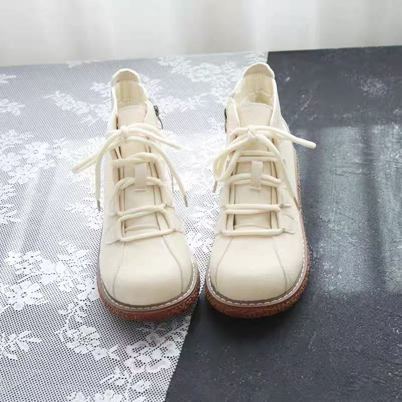 Careaymade-ヴィンテージレースアップブーツの女性の - Vintage Old Fashion のレビューと価格