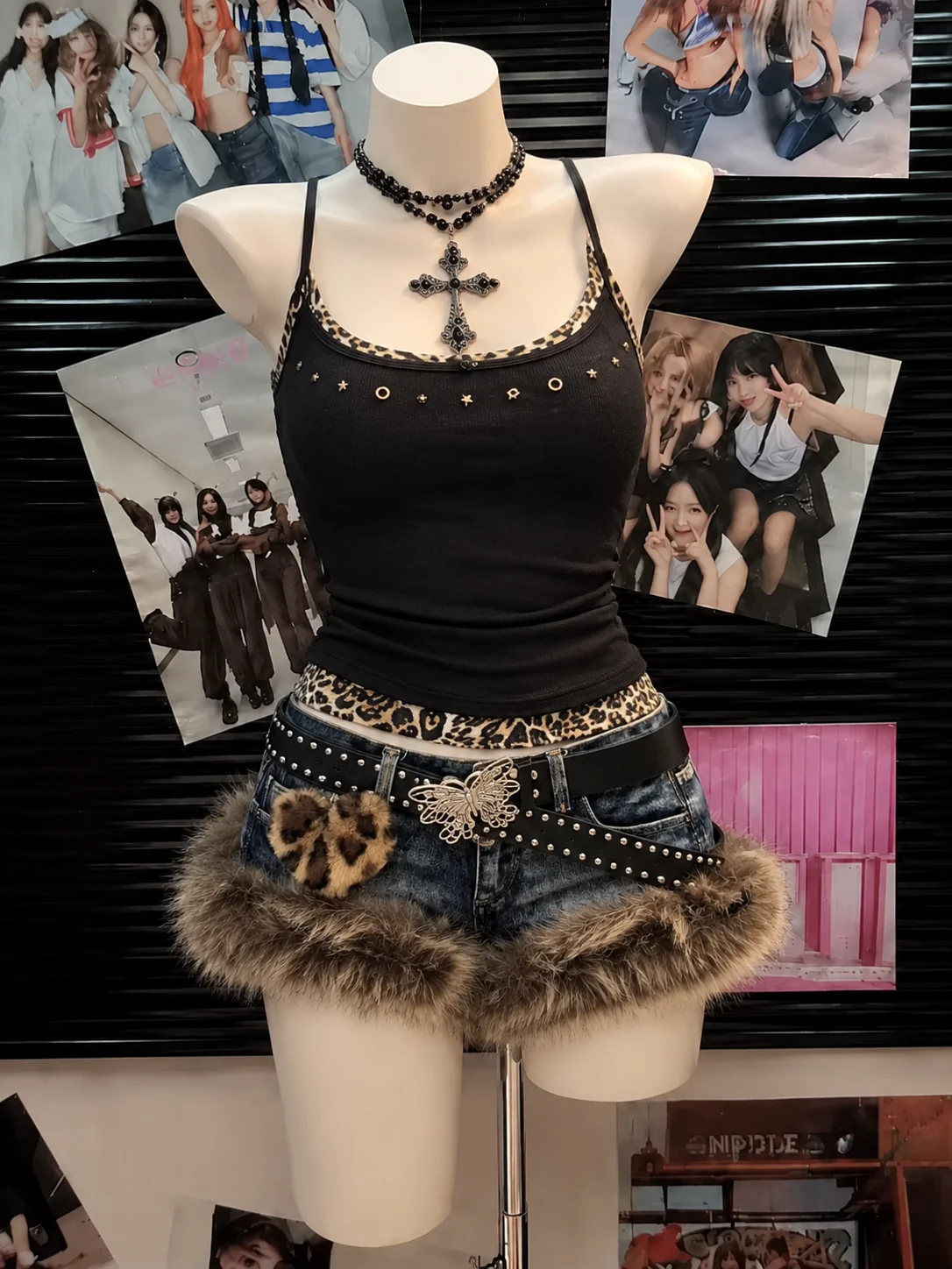 レディース パンク サブカルチャー Y2K 2点セット クロ - Vintage Fashion Club のレビューと価格