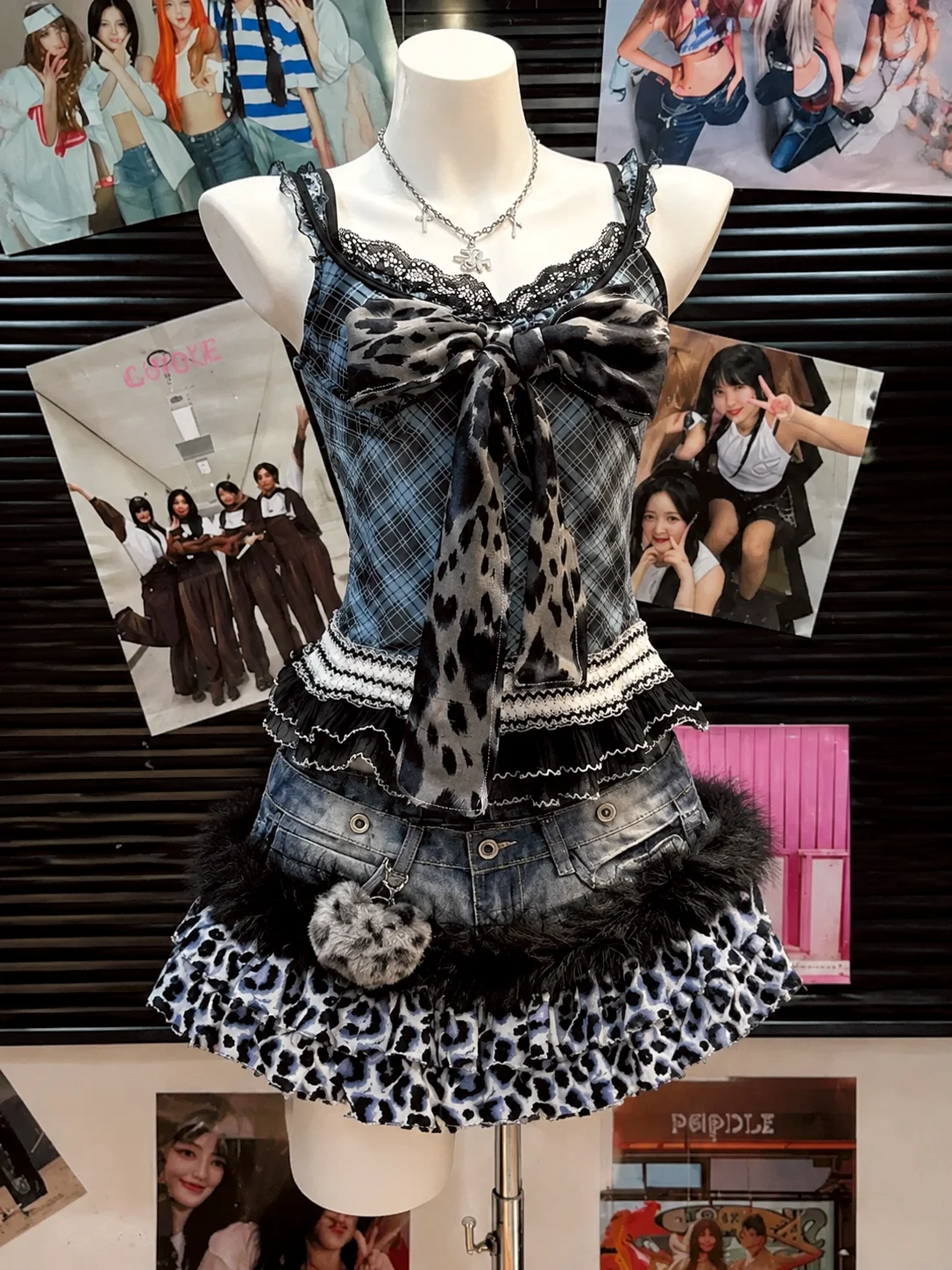 レディース パンク サブカルチャー Y2K 2点セット クロ - Vintage Fashion Club のレビューと価格