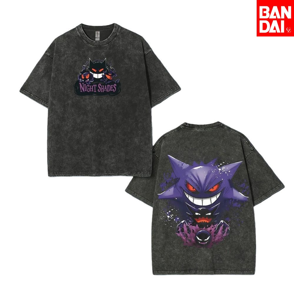 ポケモンガストリーハウンターゲンガー Tシャツ男性 2026 - Fashion Y Vintage のレビューと価格
