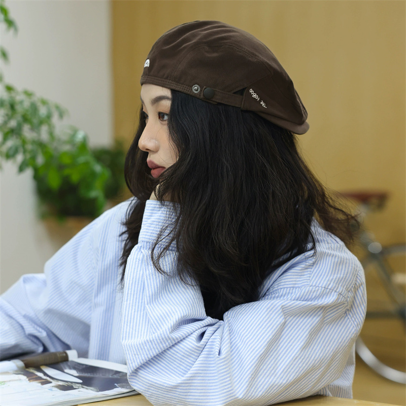 新作ファッションデイリー通勤ベレー帽 女性用 多用途 ペイン - Vintage Fashion Newspaper のレビューと価格