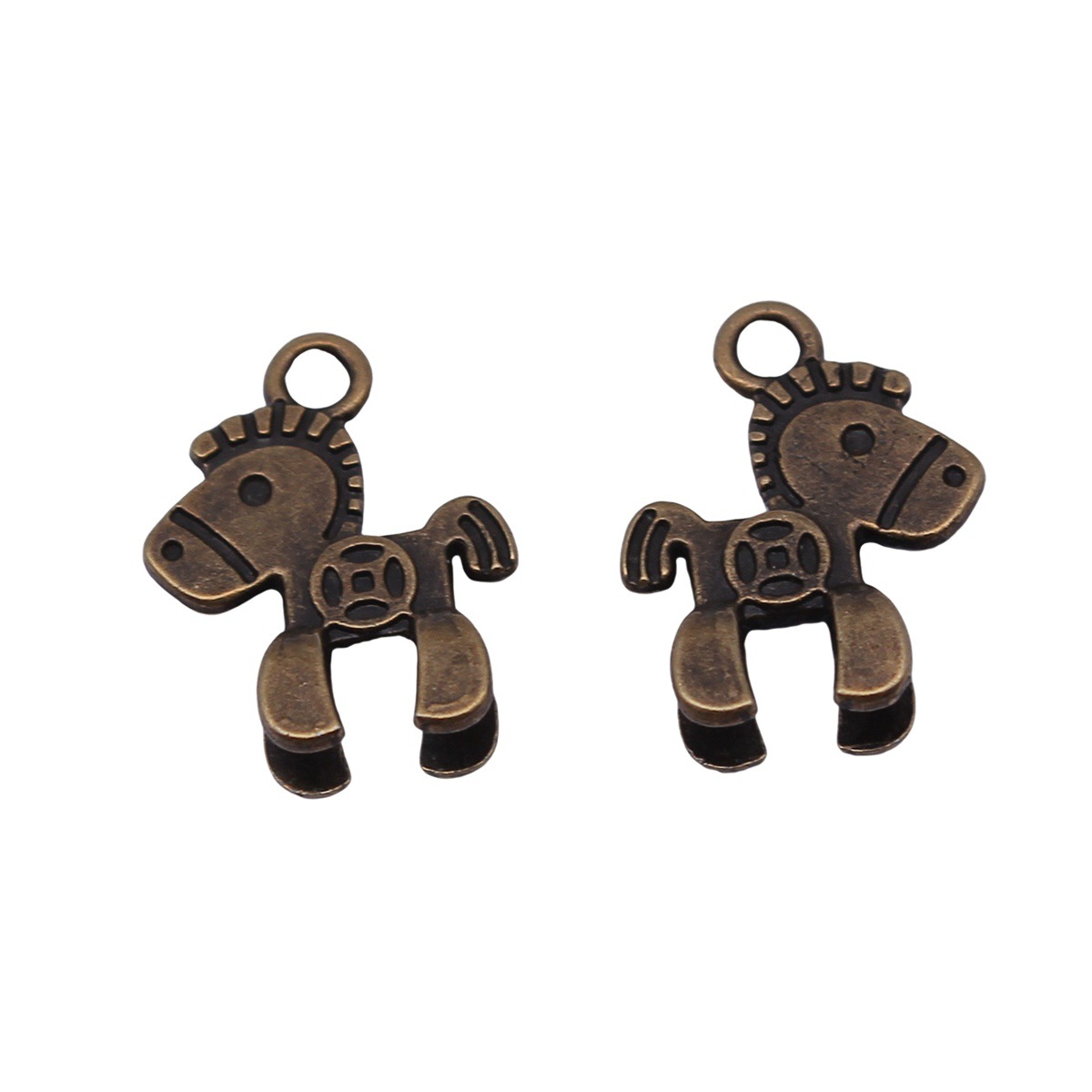 40 個 15x11x4.2mm 2 色アンティークシルバー - Vintage Fashion Now のレビューと価格
