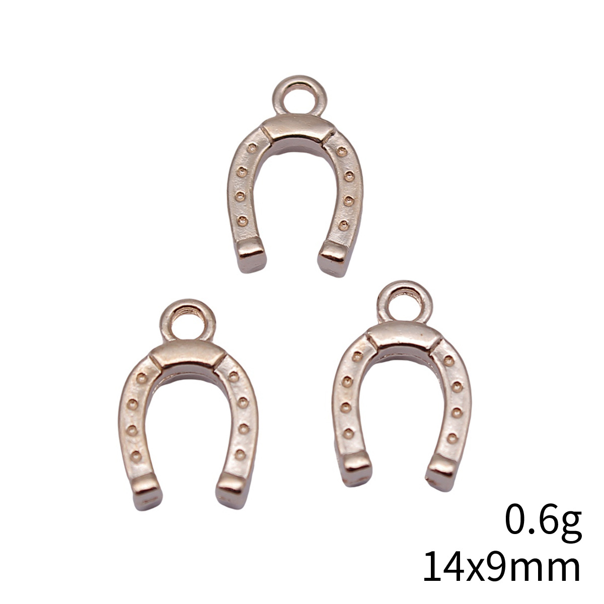 40個 14x9mm(0.55x0.35インチ) 3色 馬蹄 - Vintage Fashion Enthusiasts のレビューと価格