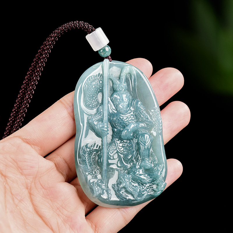 ビルマ翡翠猿王ペンダントネックレスヴィンテージ高級ギフト女性 - Vintage Fashion Necklace のレビューと価格
